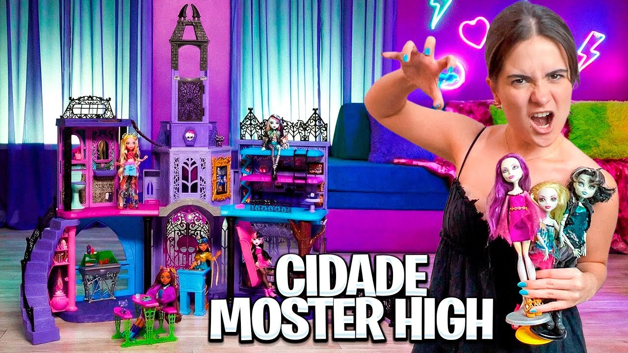 MONTANDO A CIDADE DA MOSTER HIGH! NÃO ACREDITO QUE ISSO ACONTECEU! 