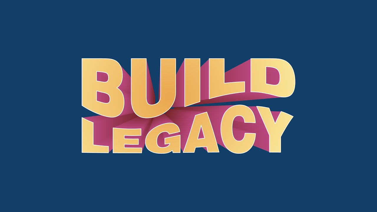 #2 Create a 3D text using Envelope and Blend tool in adobe illustrator