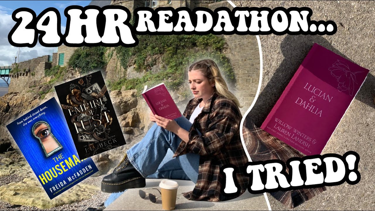 I TRIED READING FOR 24 HOURS 📖⏰ 3 BOOKS - 24 HOUR READATHON | READING ...