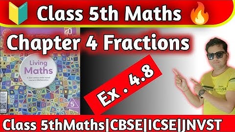 Class 5 Maths Chapter  4 Fractions |Exercise 4.8|Class 5th Maths Ratna Sagar|hpsgurugram |hps