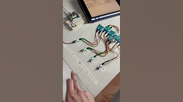 I made this 2-bit adder using DIY logic gate blocks! #electronics #diy