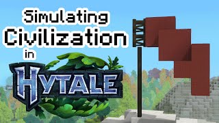 1 Player Simulates Civilization In Hytale
