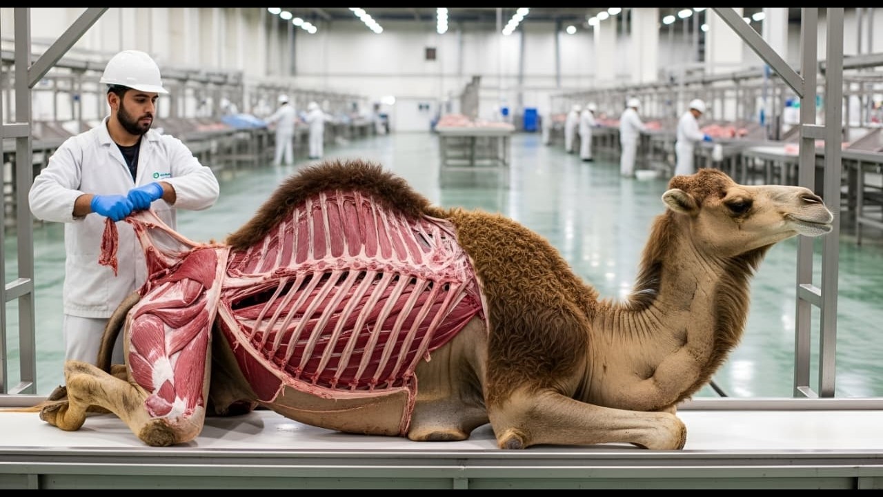 Camel Processing From Camel to Industry – Shocking Factory Process You’ve Never Seen ...