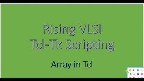 Tcl Array