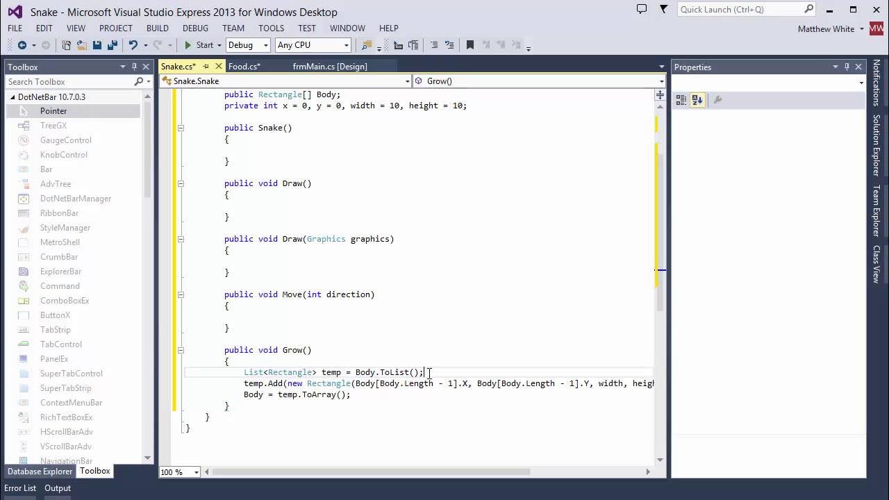 Object sender. Игры на c#. Игры на визуал студио. Visual Studio с++. Visual Studio змейка.