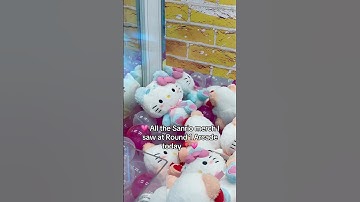everything Sanrio i saw at Round 1 Arcade today ❤️ #round1 #round1arcade #hellokitty #sanrio #kawaii