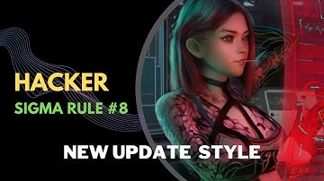 [𝗨𝗣𝗗𝗔𝗧𝗘 2.0🔥] HACKER👨‍💻 SIGMA😎 RULE #8🤫 | #enter10room #hacker #respect #sigmarule