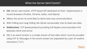 Building Web Services with Java EE 8: What Are Server-Sent Events?|packtpub.com