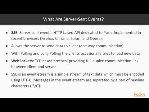 Building Web Services with Java EE 8: What Are Server-Sent Events?|packtpub.com