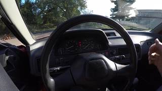 4K Review 1990 Acura Integra RS Red only 68K Miles Virtual Test-Drive & Walk-around