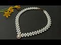 How To Make//Pearl Necklace//At Home//Necklace Tutorial// Useful & Easy