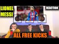 FIRST TIME Reacting To LIONEL MESSI - ALL HIS LEGENDARY FREE KICK GOALS | MAGICAL MESSI! (Reaction)