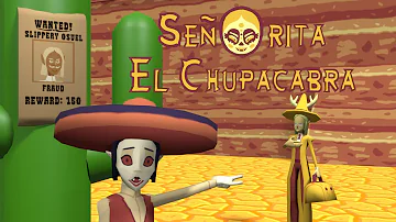 Señorita El Chupacabra Shorts: Slipper