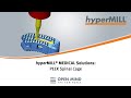 hyperMILL MEDICAL Solutions: PEEK Spinal Cage Machining in one Setup | ZECHA Tools