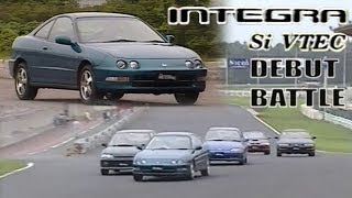 [ENG CC] New Integra Si VTEC vs. fastest FF squad in Tsukuba 1993