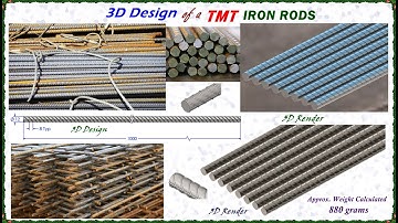 3D Design of TMT Iron Rod, #3Dmodeling, #SolidWorks, #Sketchup #Construction, #Civil, #Concrete