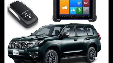 Toyota landcruiser prado 2020 add / program smart key by autel Im608.