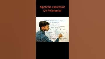 Algebraic expression v/s Polynomial #shorts
