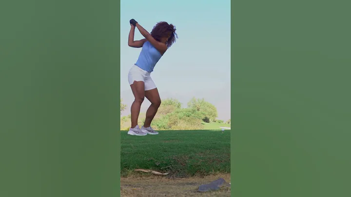 Beauty & Golf! Troy Chri Mullins golf swing motiva...