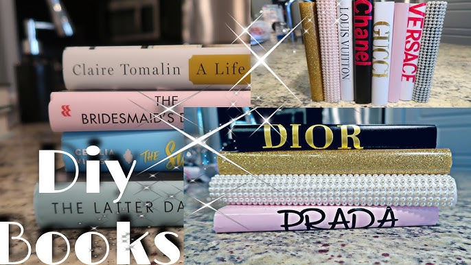 DIY Designer Book Decor // Dollar Tree & Michaels // VLOGMAS DAY