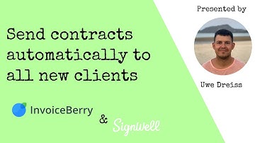 How to use SignWell to send contracts automatically to all new clients