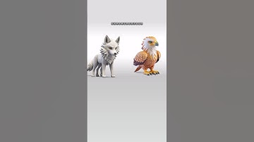 Wolf + Eagle 🔥| Animash - Animal Fusion #animash #shorts