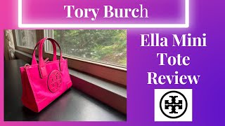 What's in My Bag - Tory Burch Ella Micro Tote Review (Bahasa
