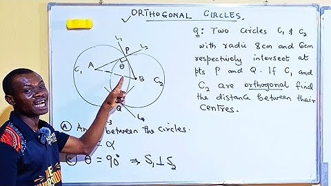 Can You Solve? | Orthogonal Circles Explained | Geometry Intuition
