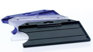1840-8111 Horizontal Open-Face Rigid Plastic Card Holder by Specialist ID