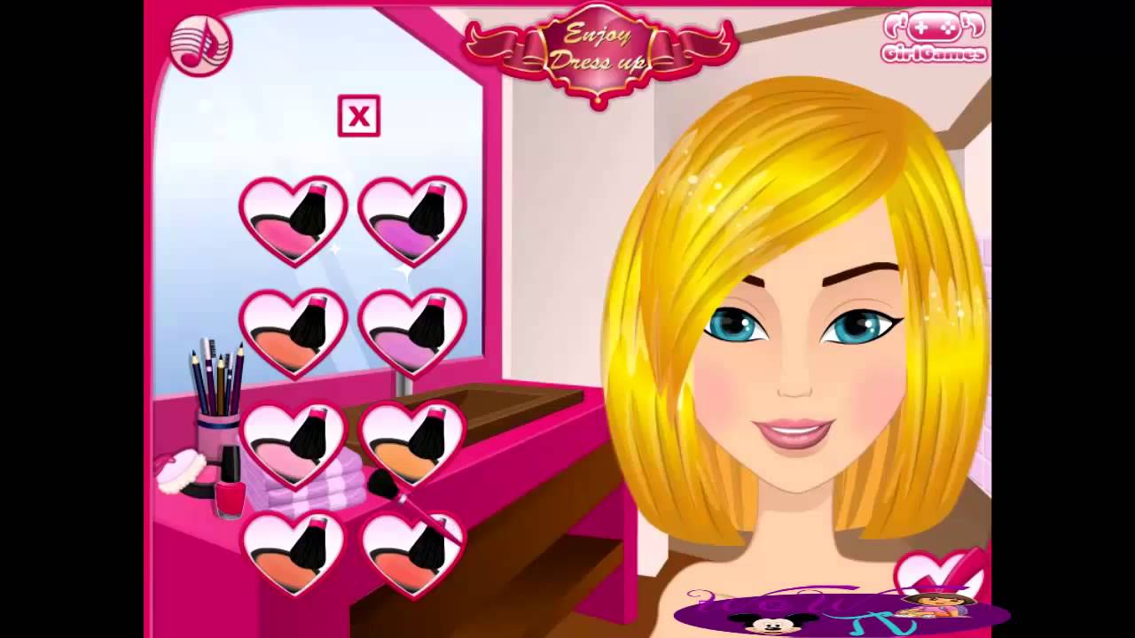 Barbie First Date Game Barbie Makeover Games YouTube