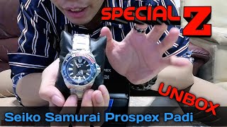 Spacail Z - แกะกล่อง Seiko samurai prospex padi สวยจัดบอกเลย