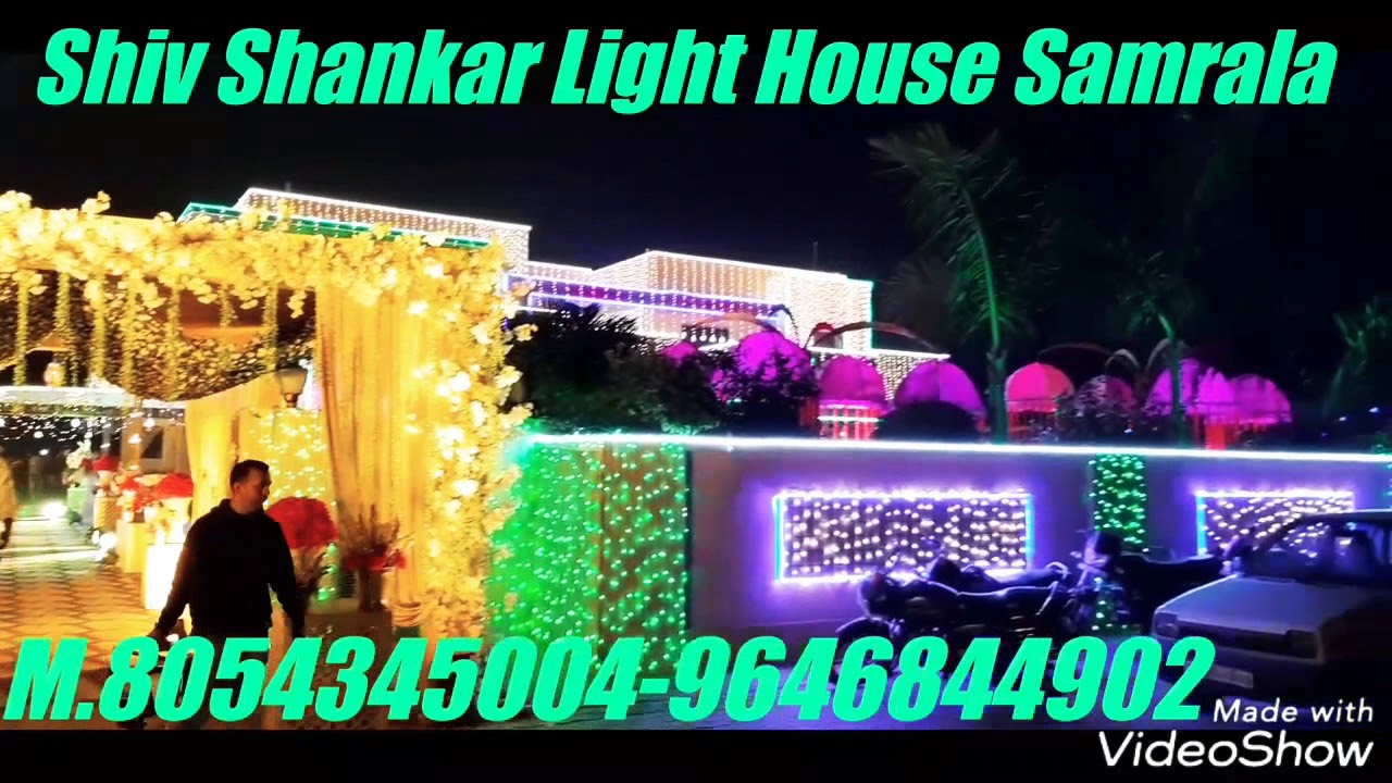 Luxury Wedding Light Decoration House oF (MLA) Decoration By Shiv Shankar Light House