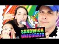 Hacemos un SANDWICH UNICORNIO | Momentos divertidos en la cocina | Yippee Family