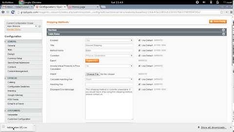 Magento 101 Lesson 5 - Configuring Table Rates Shipping