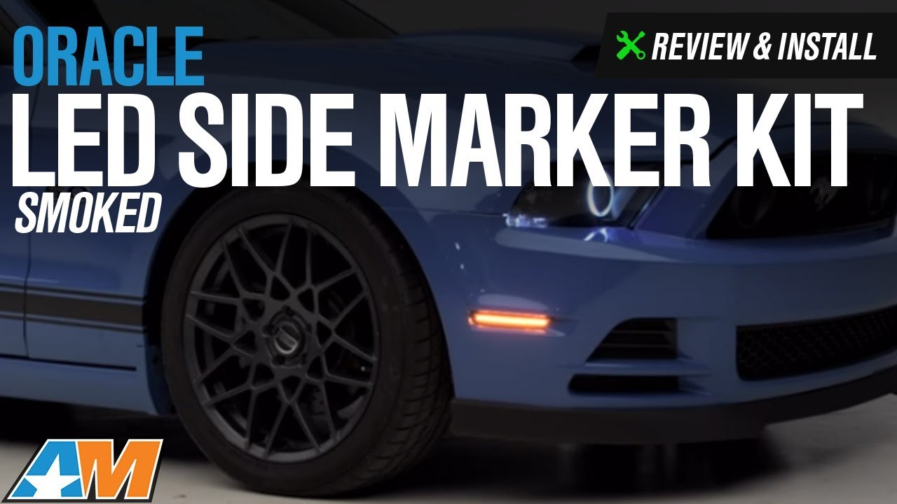 performance parts bmw 2010-2014 Mustang Oracle LED Side Marker Kit - Smoked Review & Install