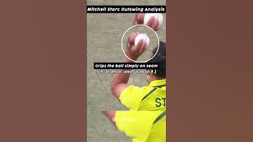 Mitchell Starc Outswing Analysis #cricket #shorts