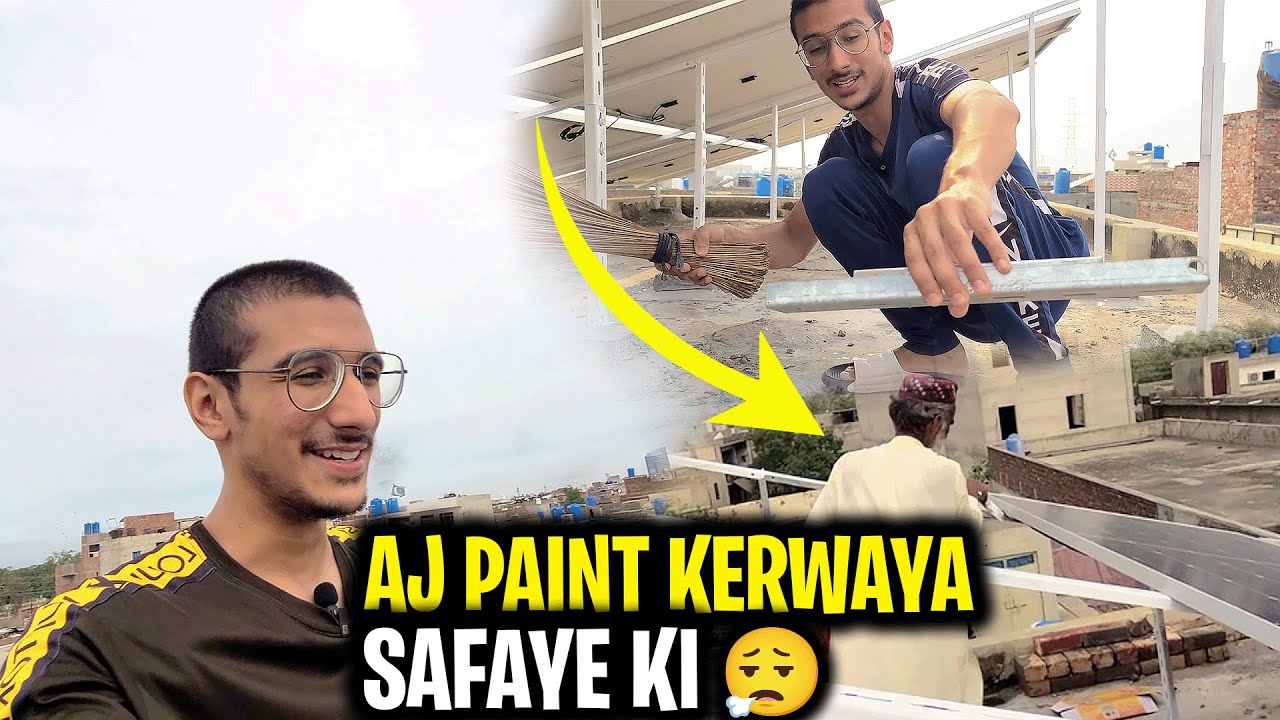 Aj Solar Angles Ko Paint Kerwaya 😎