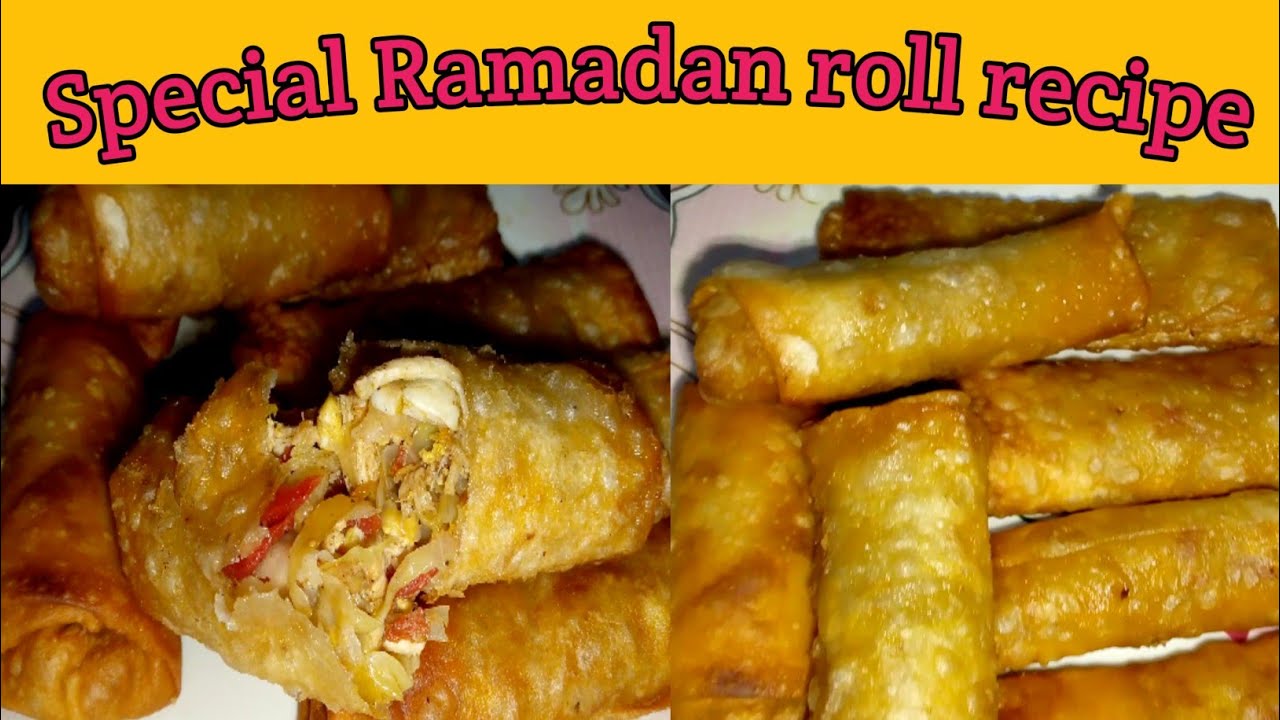 Ramadan special Roll Recipe | Easy chicken roll recipe | vegetable rolls | #tastyfoodswithnaila