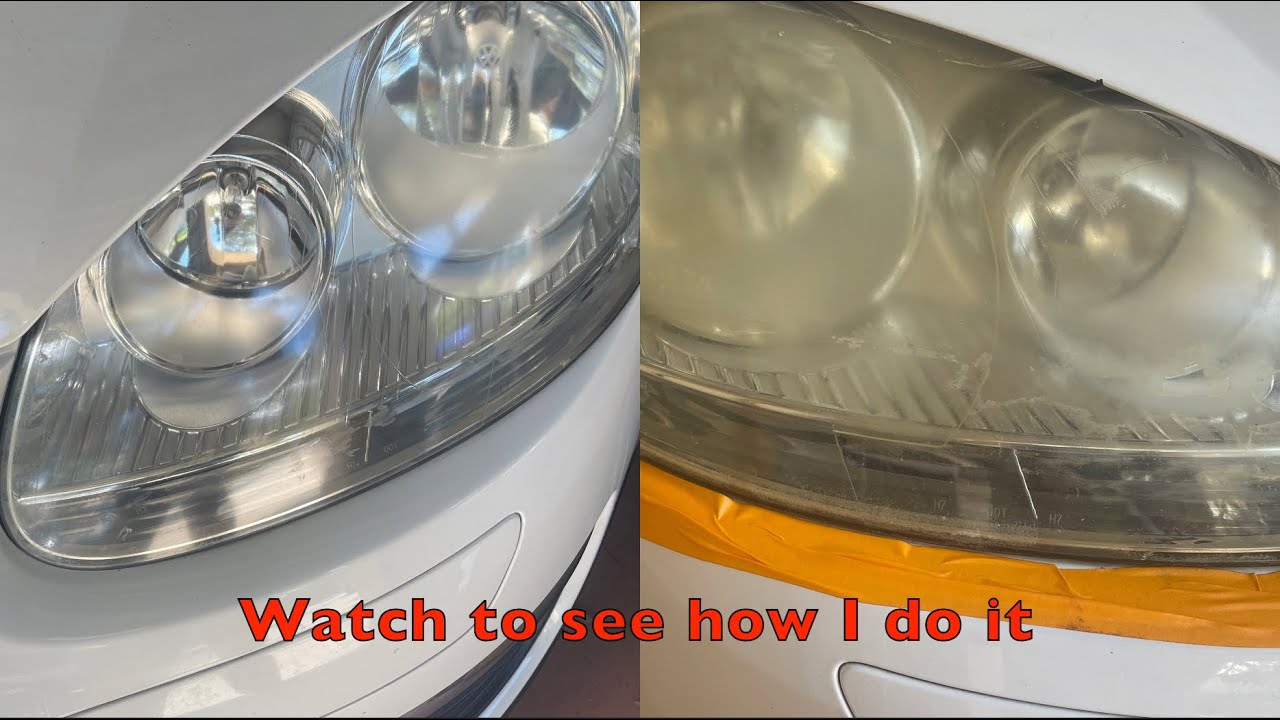 How to: Restore your headlights! Quick and easy! - YouTube