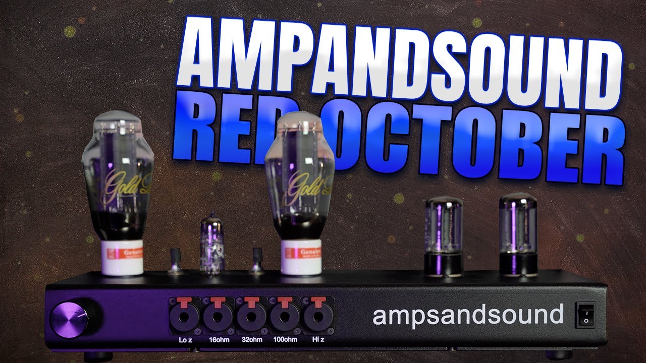 AMPSANDSOUND RED OCTOBER 300B TUBE AMP!!  Romantic, organic. best of the best?