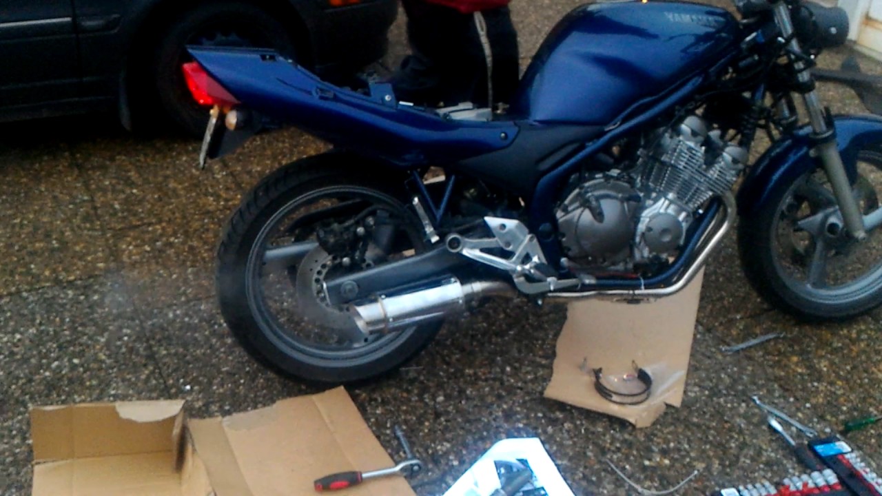 Xj600 Delkevic 4-1 200mm exhaust sound