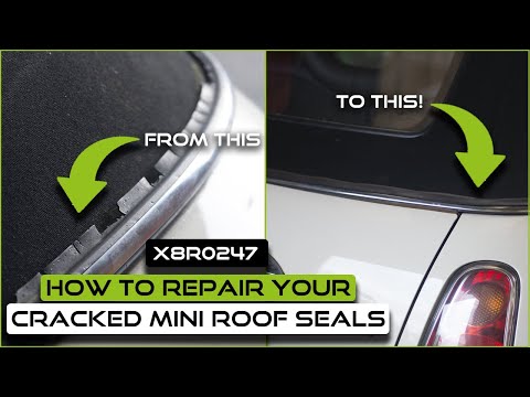 How To Fix Your Cracked Broken Leaking Mini Convertible Seals With The X8R Repair Kit!