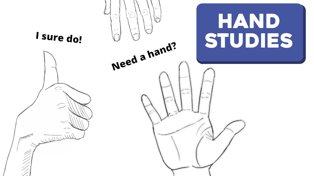 👍I Drew Some Hands🖐️(June Hand Studies) - YouTube