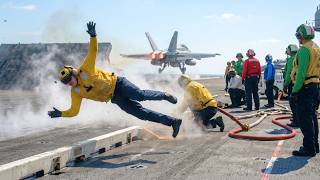 The Most Dangerous Job on a US Aircraft Carrier Flight Deck No One Talks About