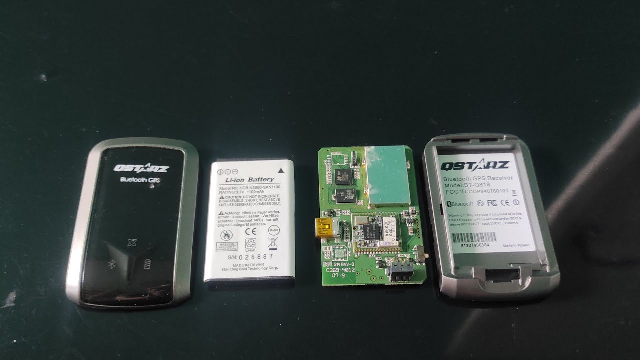 Checking the internals of the gps QSTARZ Bluetooth GPS