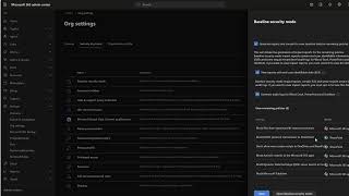 Microsoft 365 Security Baseline Dashboard