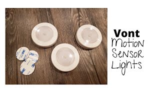 Vont Motion Sensor Lights- 10% Discount Code Included!