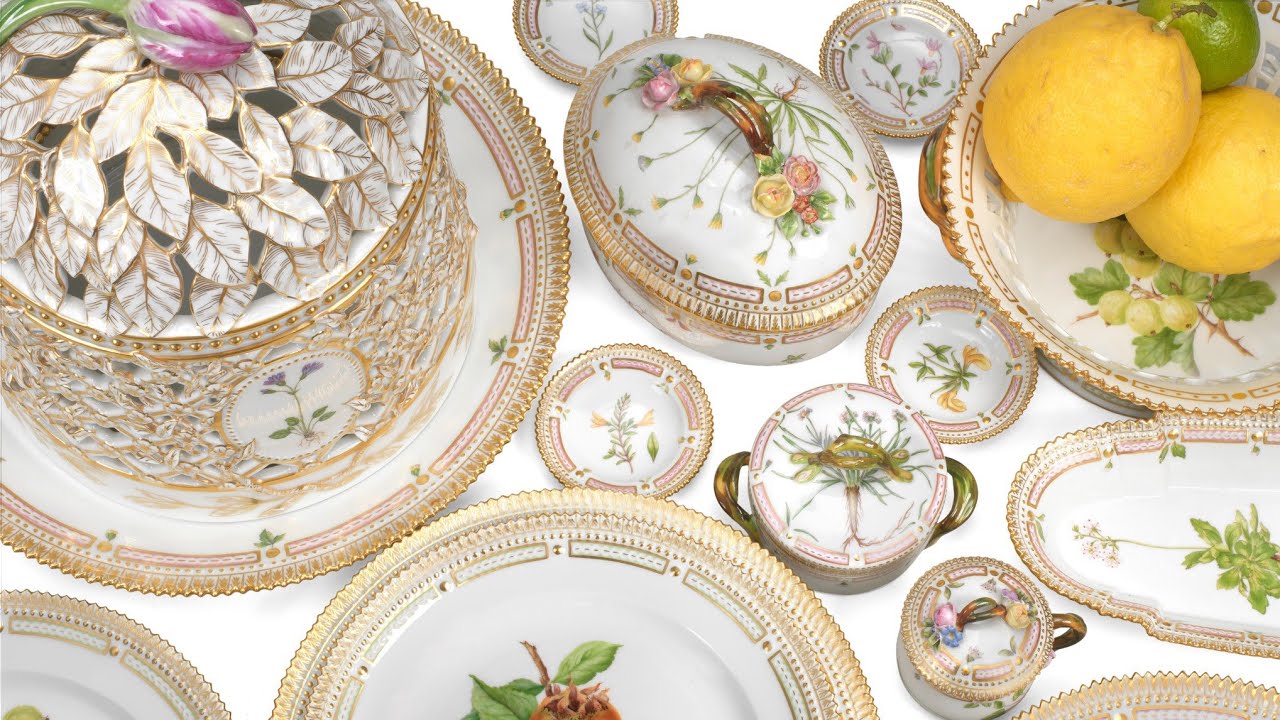 Great collection -Flora Danica for 2024 New Year