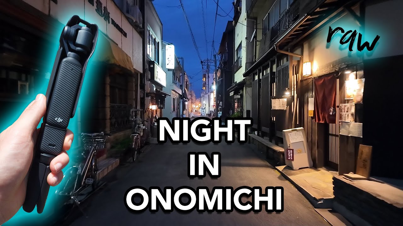 Raw Japan Night Footage DJI Osmo Pocket 3 50 FPS