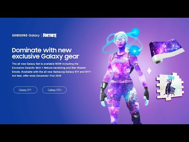 the New GALAXY SKIN in Fortnite (EXCLUSIVE) - YouTube